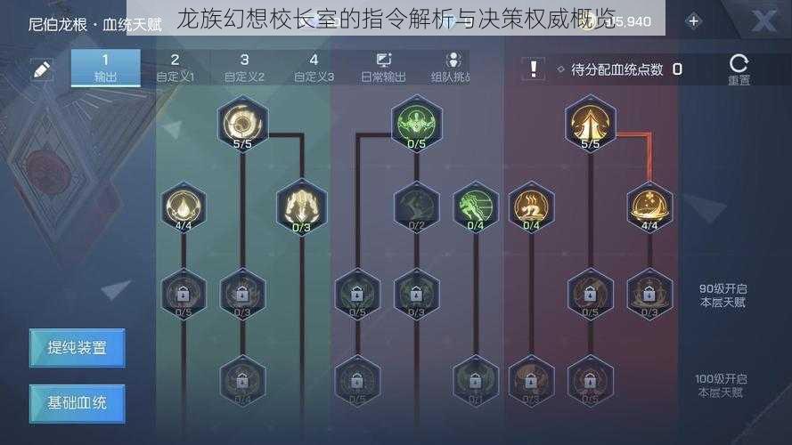 龙族幻想校长室的指令解析与决策权威概览