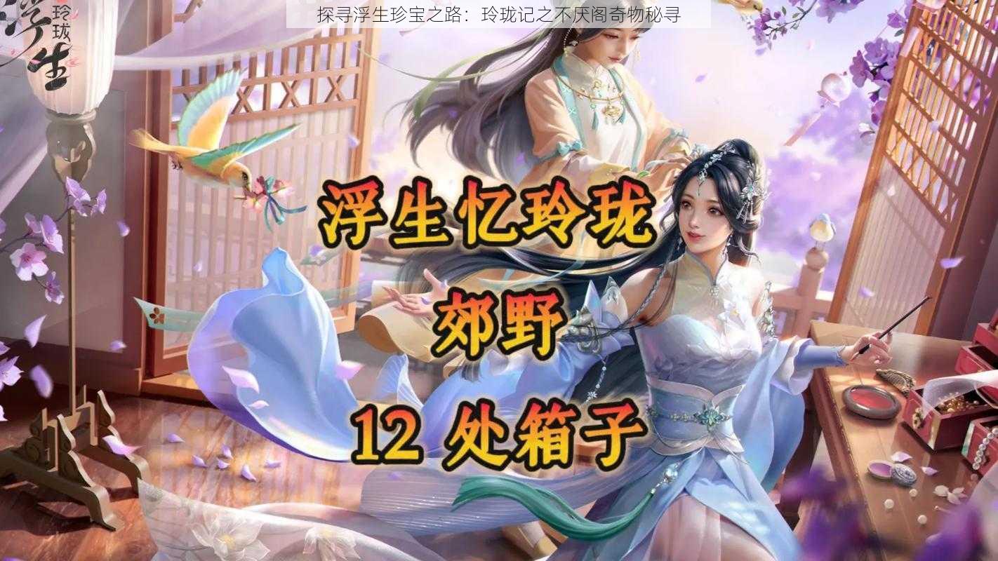 探寻浮生珍宝之路:玲珑记之不厌阁奇物秘寻